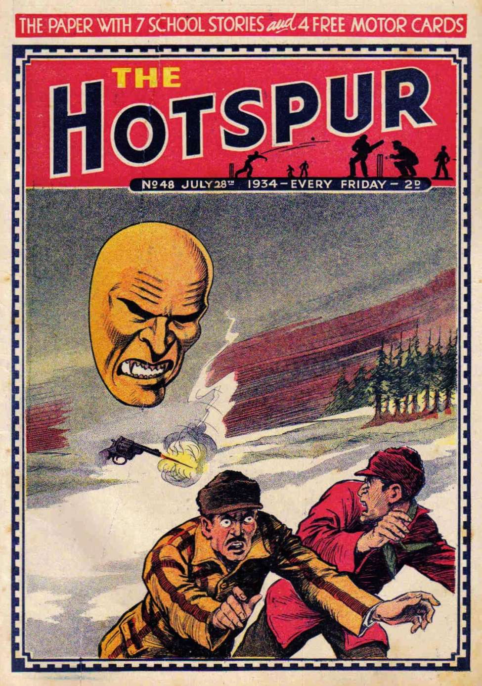 Comic Book Cover For The Hotspur 48