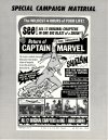 Cover For Captain Marvel Serial 1966 Re-Release Pressbook