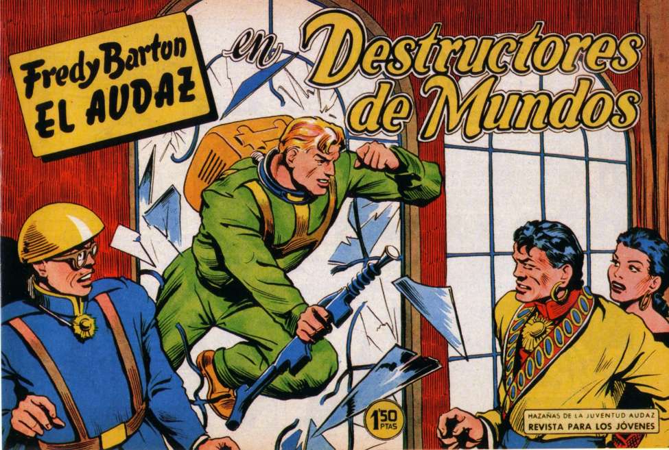 Comic Book Cover For Fredy Barton 14 - Destructores de Mundos