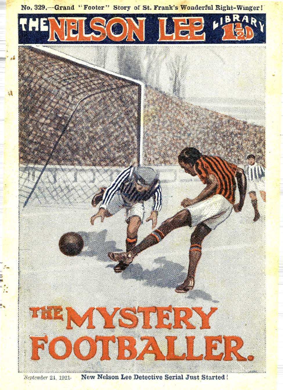 Comic Book Cover For Nelson Lee Library s1 329 - The Mystery Football