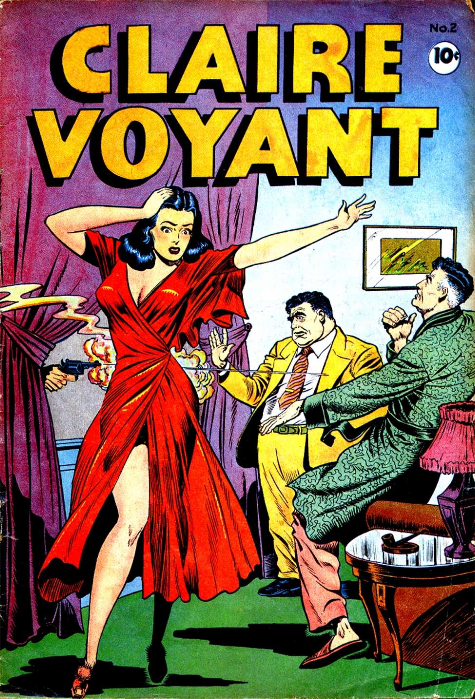 Comic Book Cover For Claire Voyant 2 - Version 1