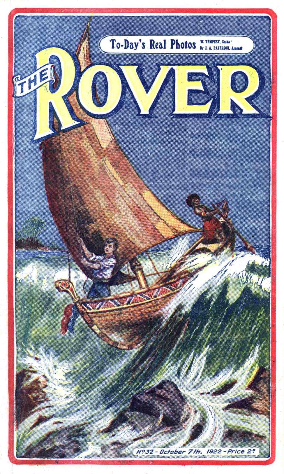 Comic Book Cover For The Rover 32