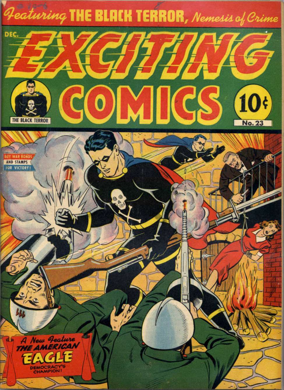 Book Cover For Exciting Comics 23