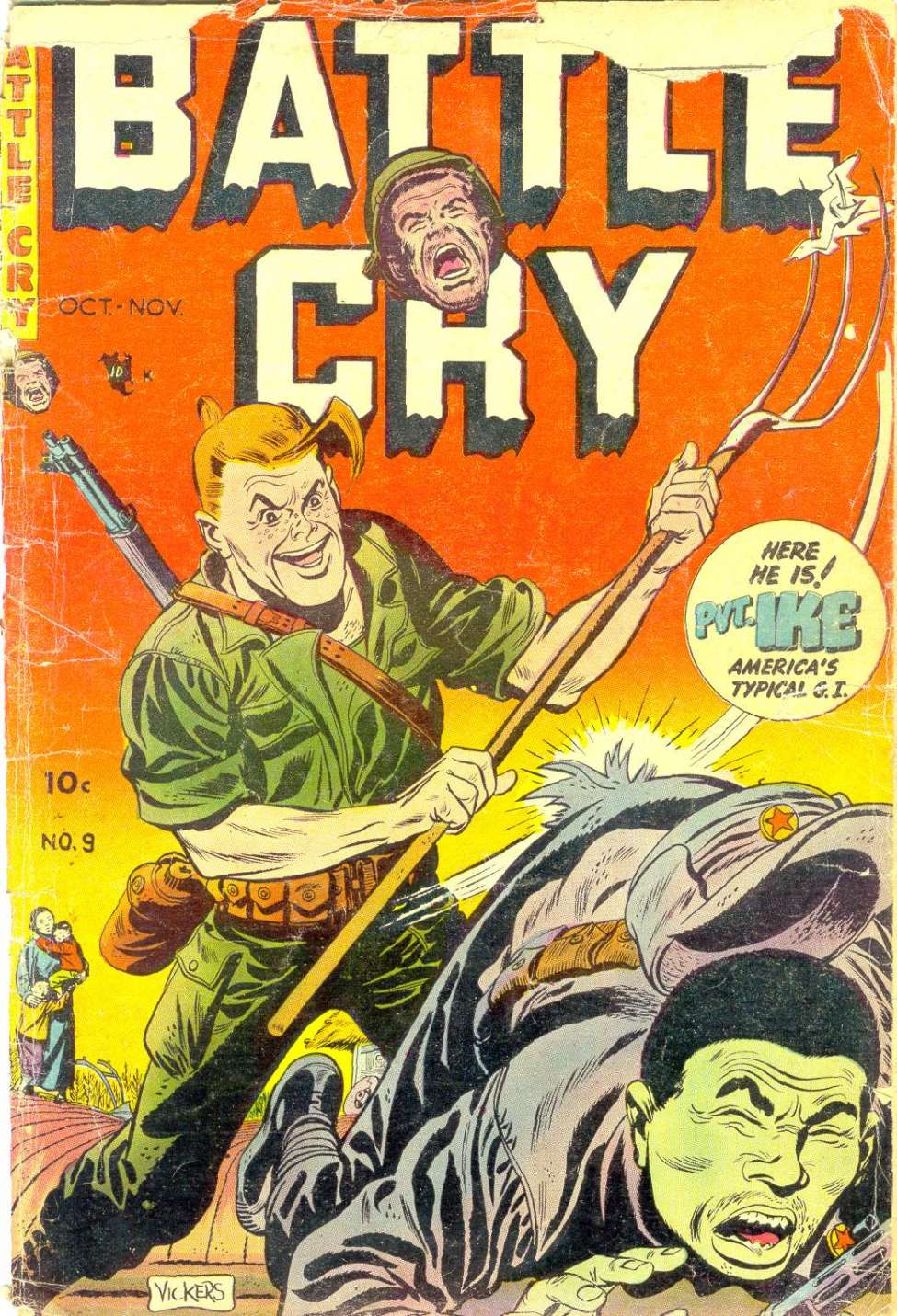 Comic Book Cover For Battle Cry 9