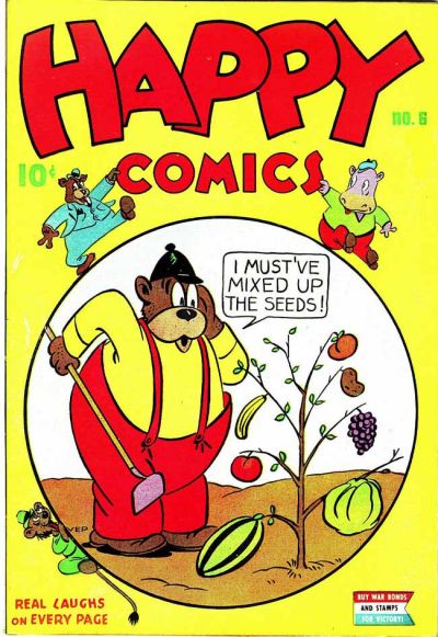 Comic Book Cover For Happy Comics 6 - Version 1