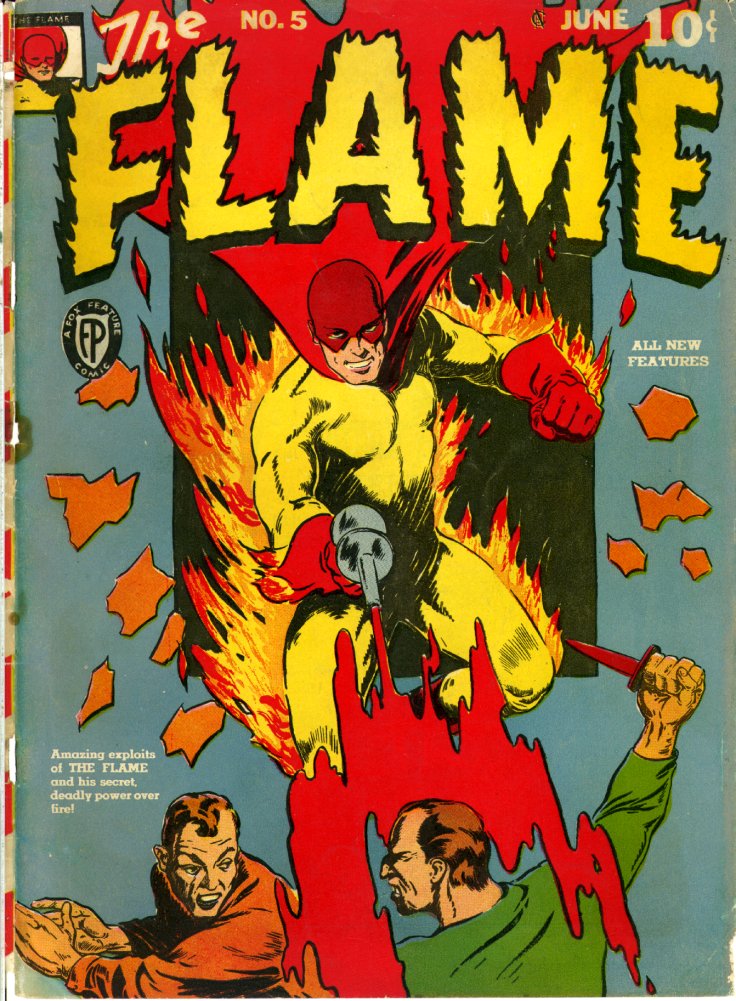 Comic Book Cover For The Flame 5