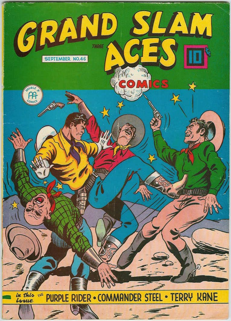 Comic Book Cover For Grand Slam Three Aces 46
