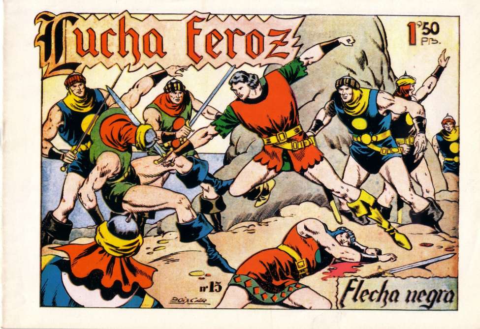 Comic Book Cover For Flecha Negra 15 - Lucha Feroz
