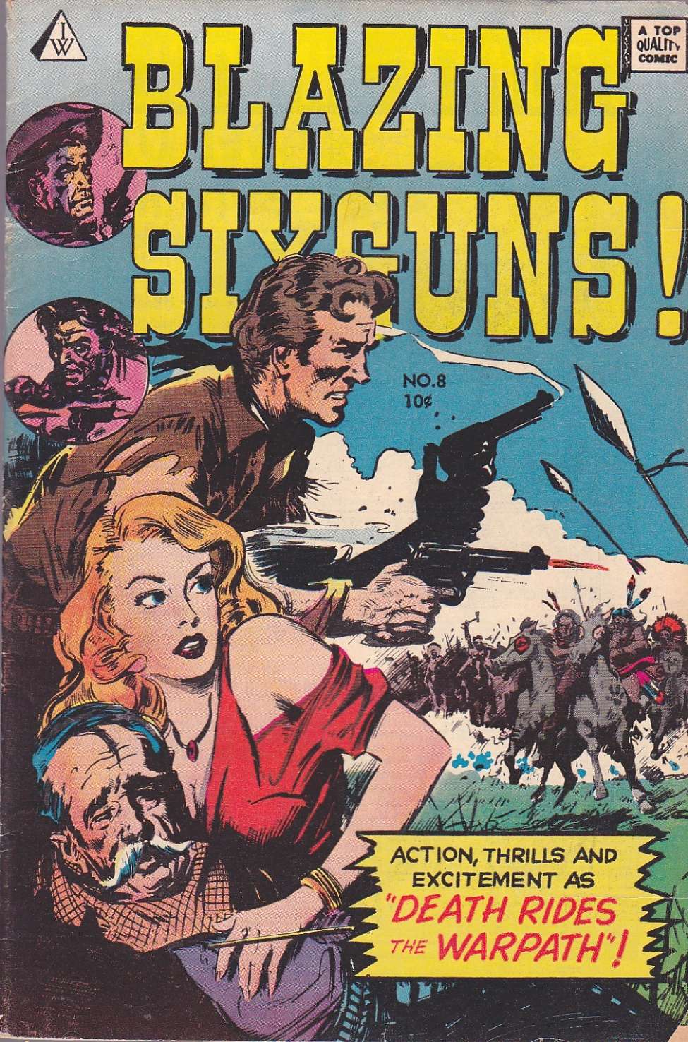 Comic Book Cover For Blazing Sixguns 8