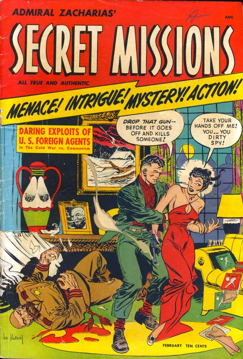 Comic Book Cover For Secret Missions 1