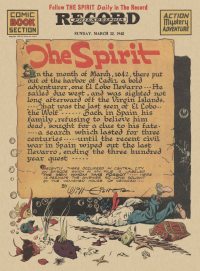 Large Thumbnail For The Spirit (1942-03-22) - Philadelphia Record