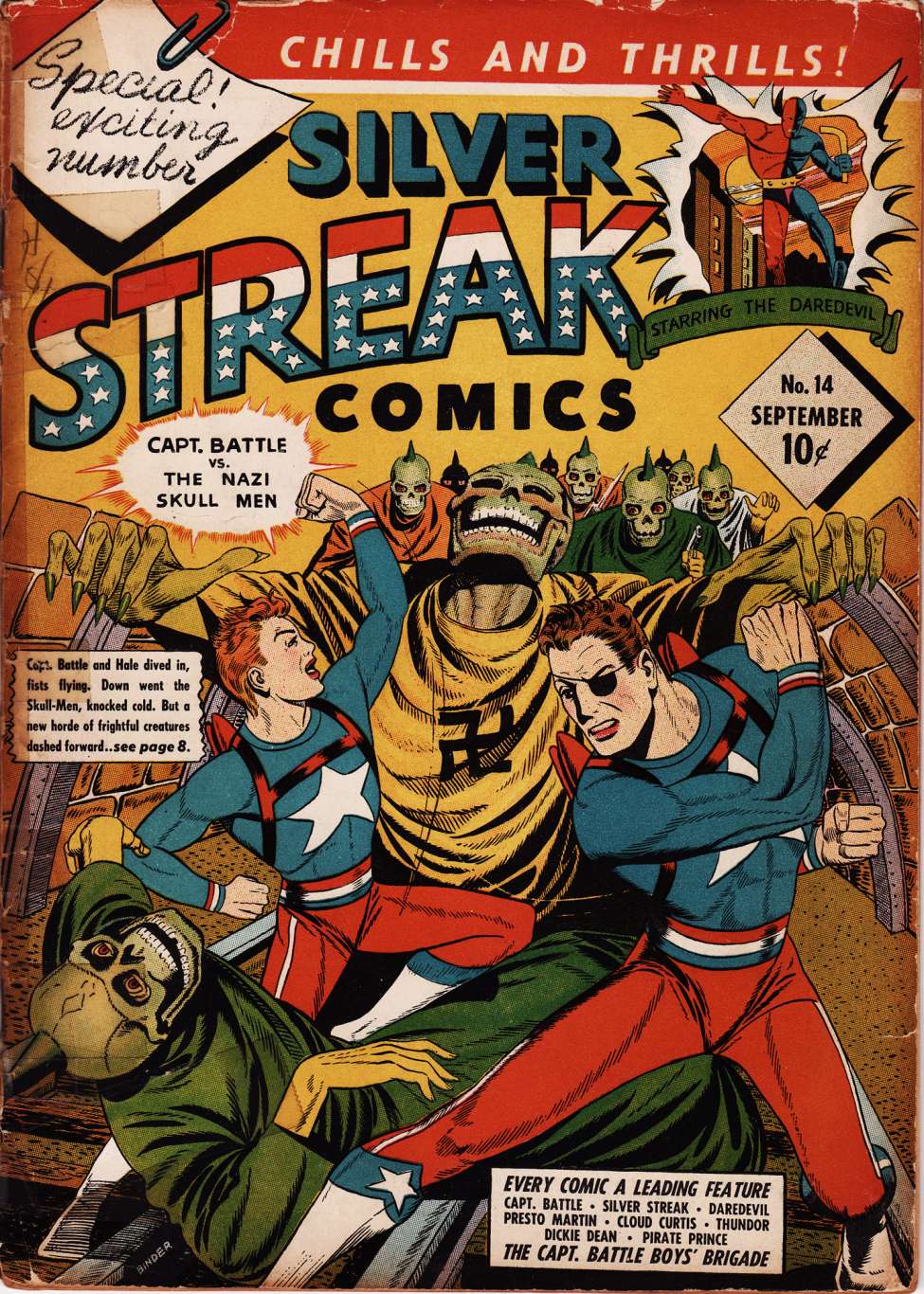 Book Cover For Silver Streak Comics 14 (alt) - Version 2