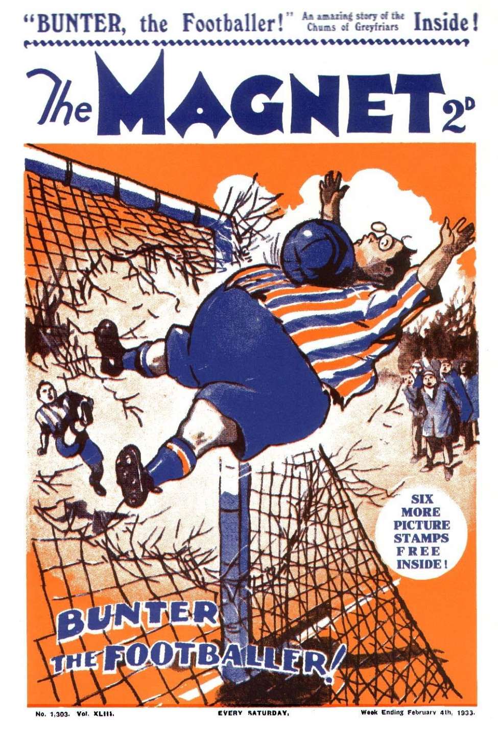 Book Cover For The Magnet 1303 - Bunter the Footballer