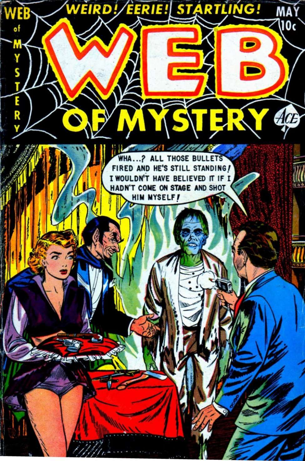 Book Cover For Web of Mystery 18