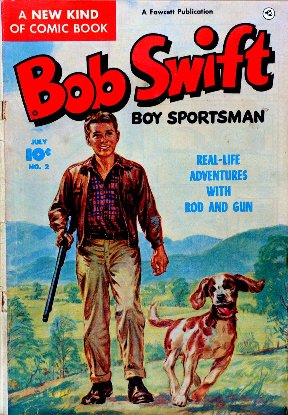Comic Book Cover For Bob Swift, Boy Sportsman 2