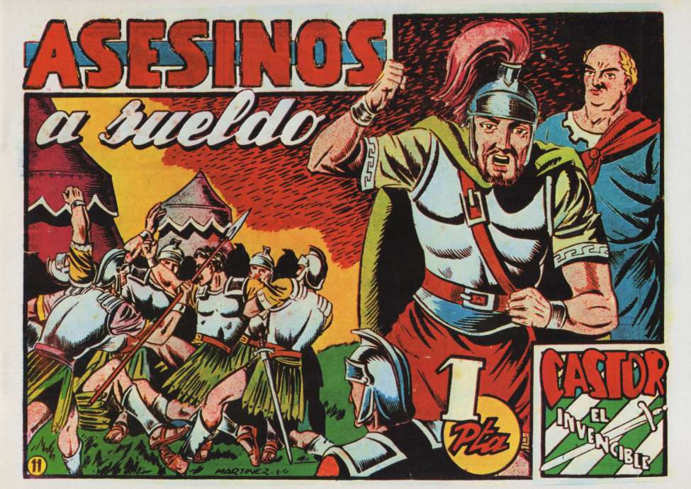Comic Book Cover For Castor el Invencible 11 - Asesinos a Sueldo