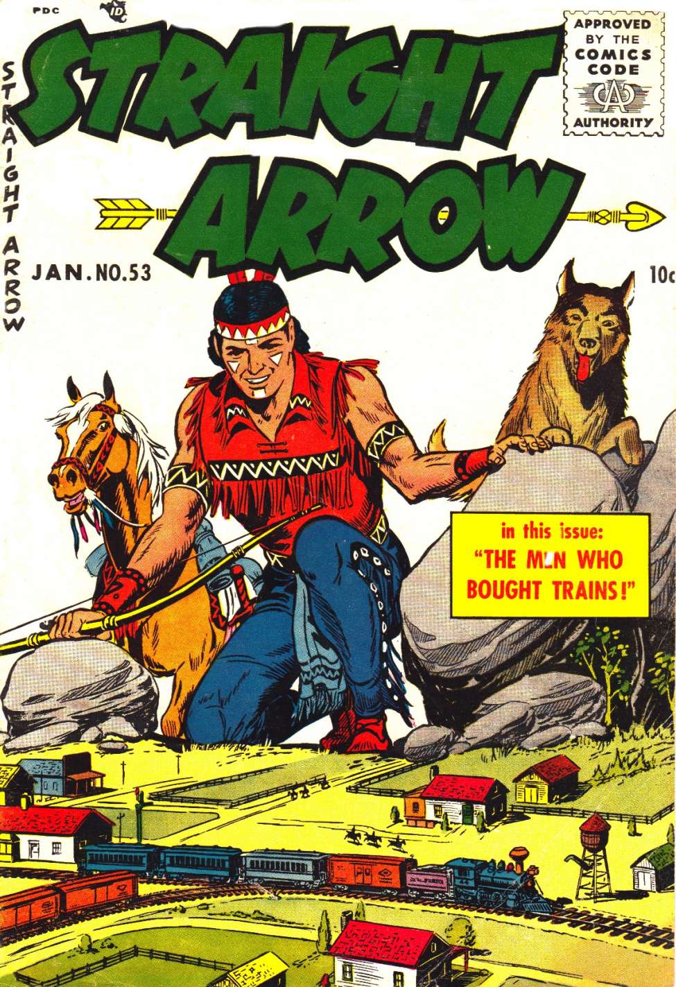 Comic Book Cover For Straight Arrow 53