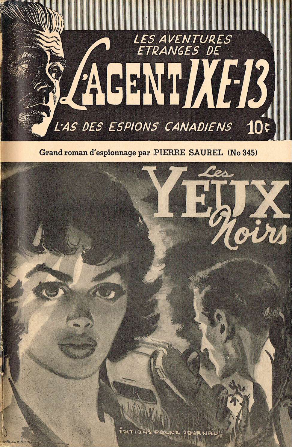 Book Cover For L'Agent IXE-13 v2 345 - Les yeux noirs