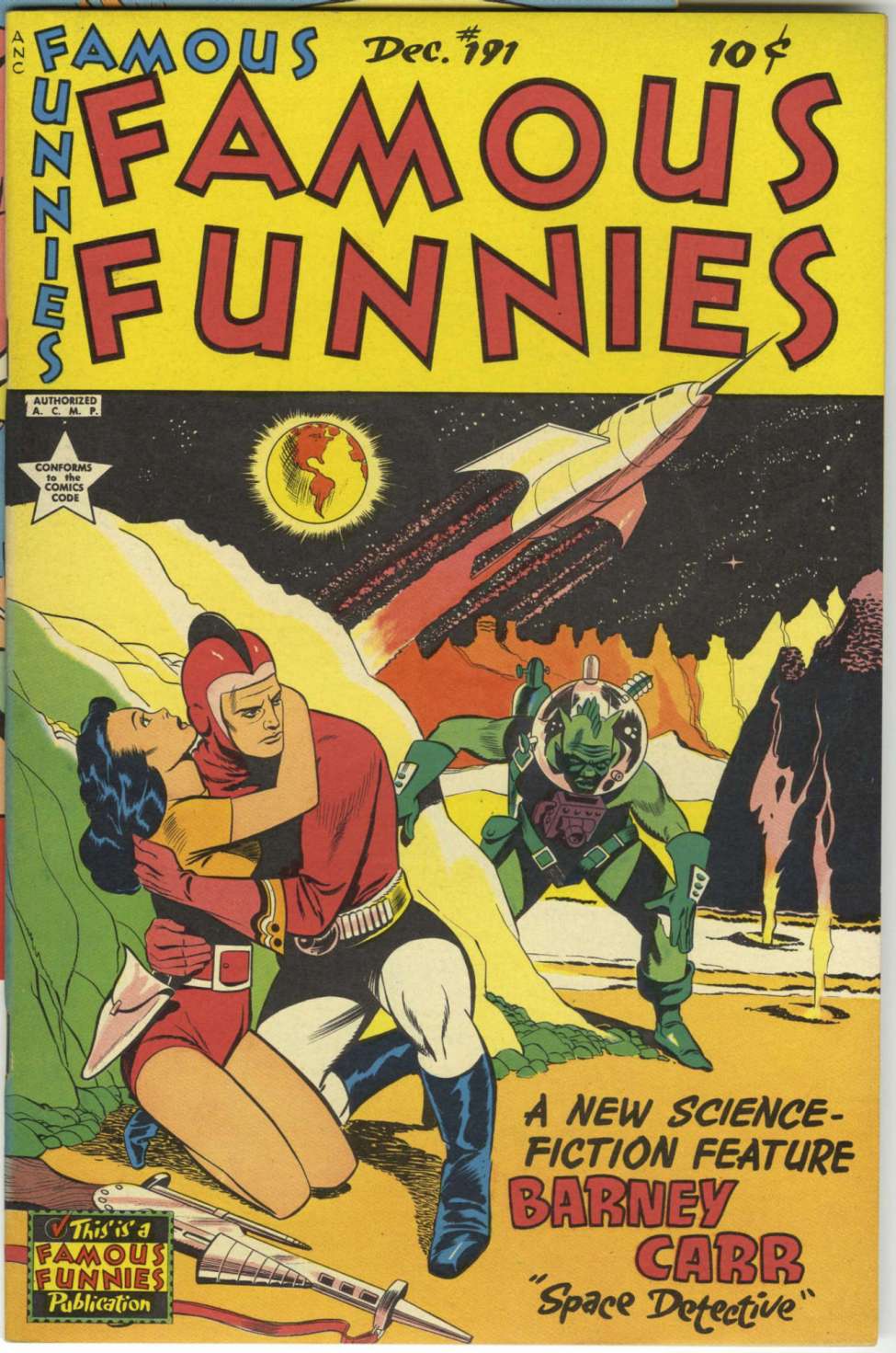 Book Cover For Famous Funnies 191