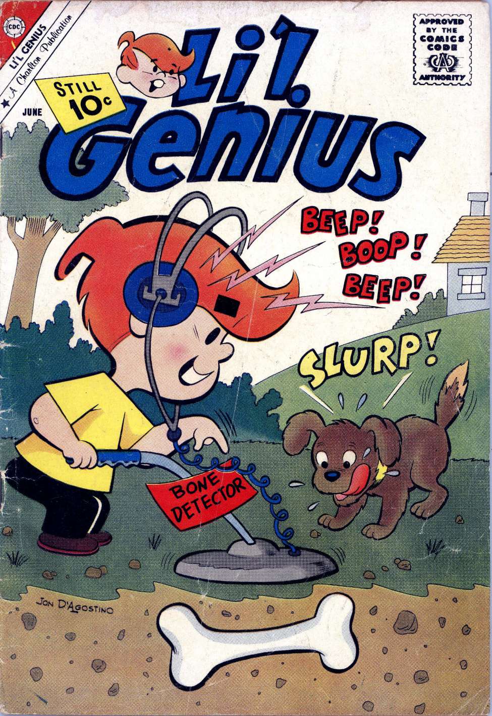 Comic Book Cover For Li'l Genius 33