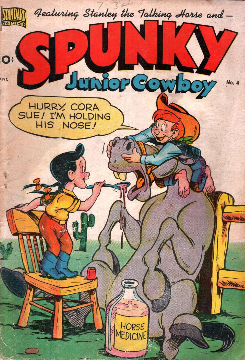 Comic Book Cover For Spunky 4