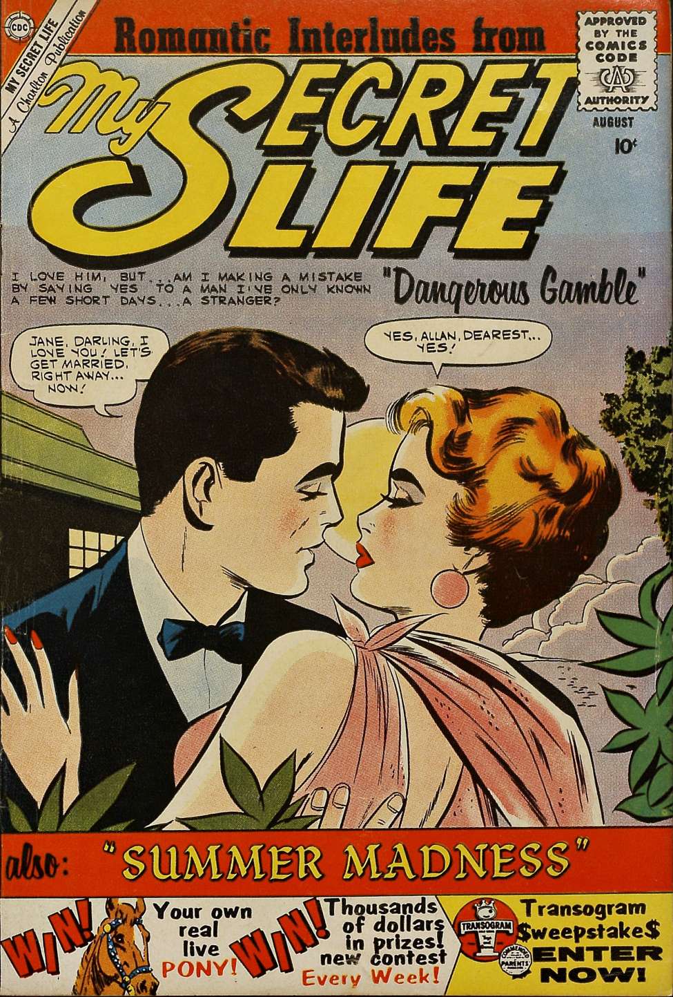 Comic Book Cover For My Secret Life 35