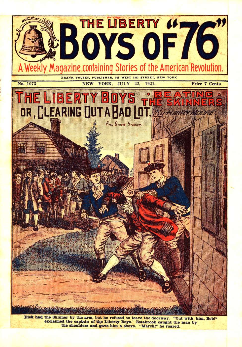 Book Cover For The Liberty Boys of 76 1073 - The Liberty Boys Beating the Skinners