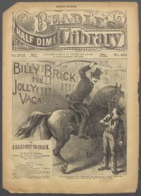 Large Thumbnail For Beadle's Half Dime Library 456 - Billy Brick, the Jolly Vagabond