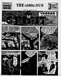 Large Thumbnail For The Spirit (1940-06-23) - Baltimore Sun (b/w)