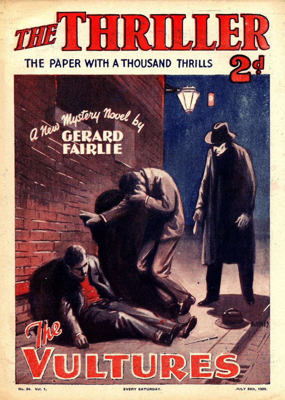 Comic Book Cover For The Thriller 24