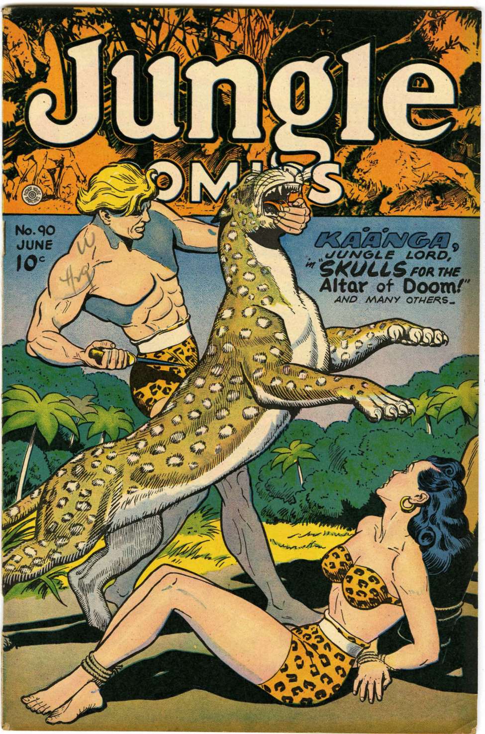 Book Cover For Jungle Comics 90 - Version 2