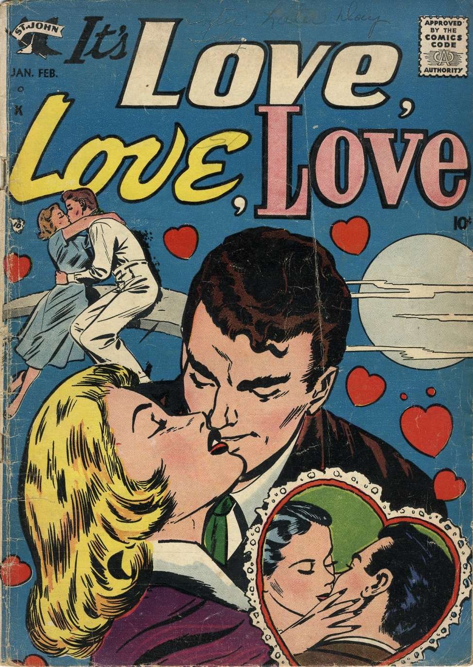 Comic Book Cover For It's Love, Love, Love 2