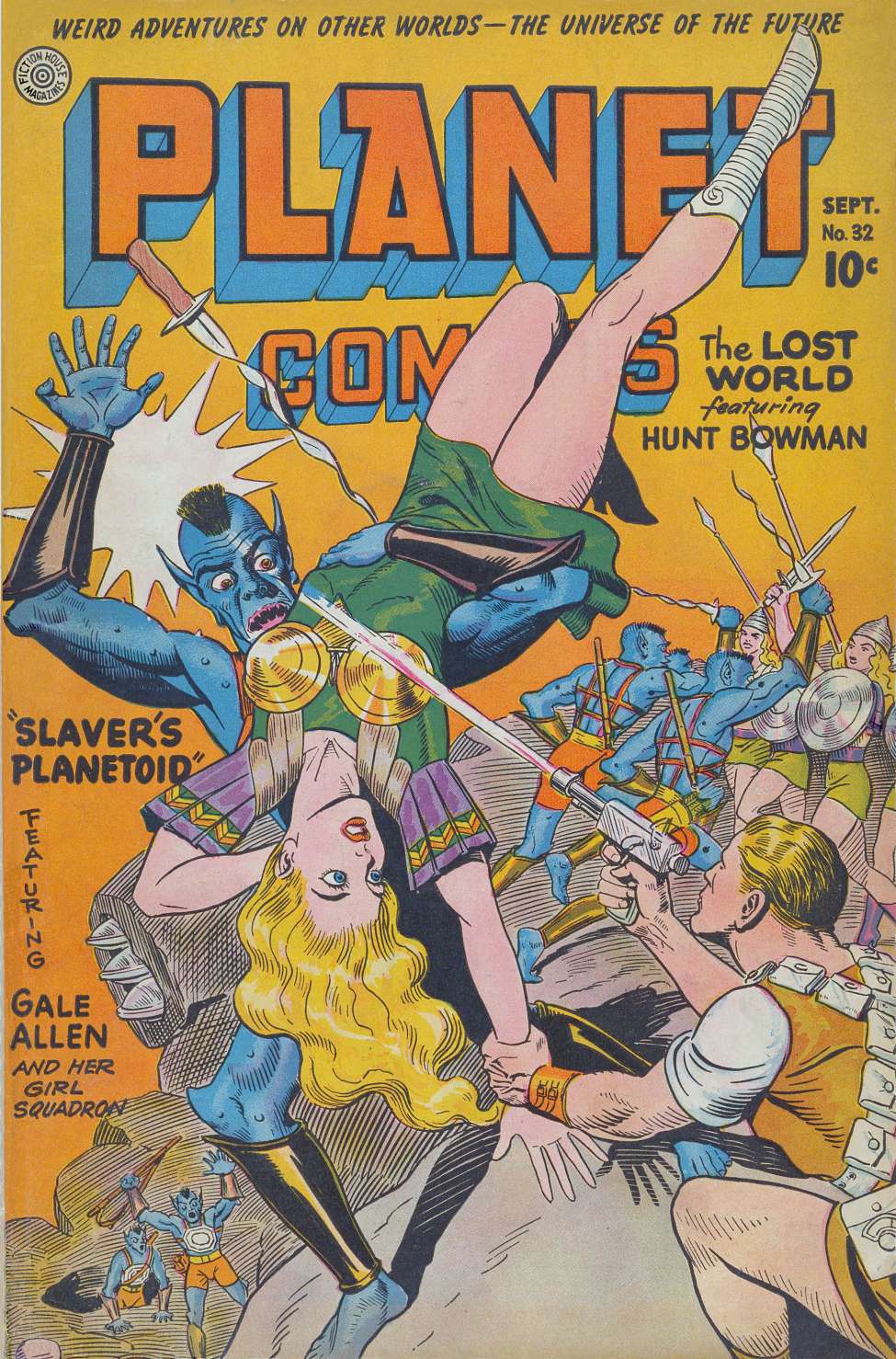 Comic Book Cover For Planet Comics 32 - Version 2