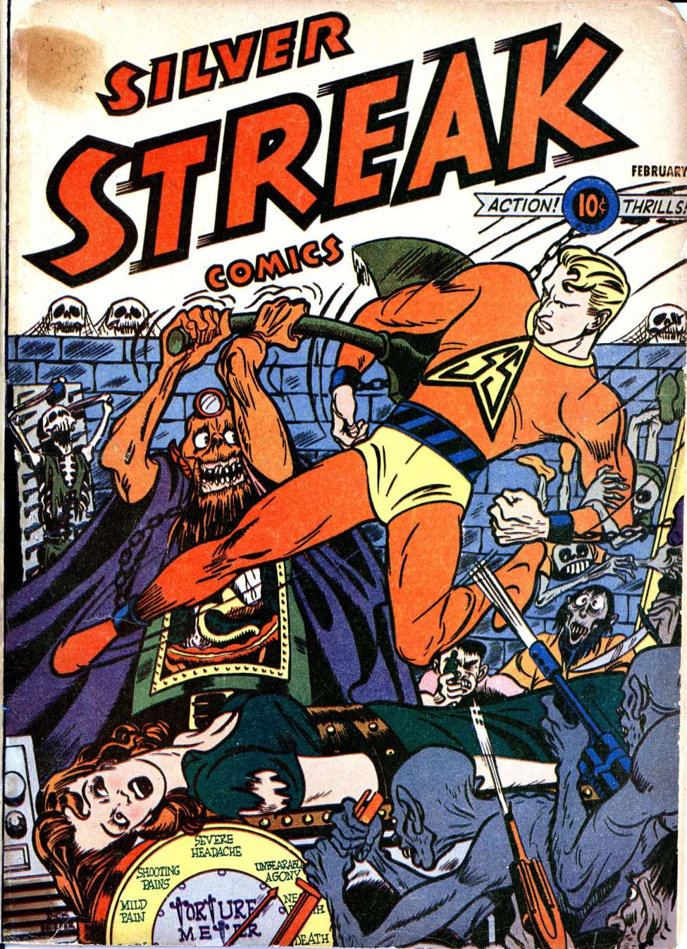 Comic Book Cover For Silver Streak Comics 22