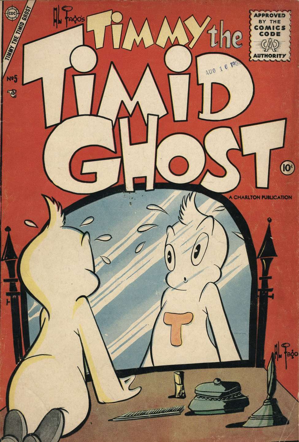 Comic Book Cover For Timmy the Timid Ghost 5