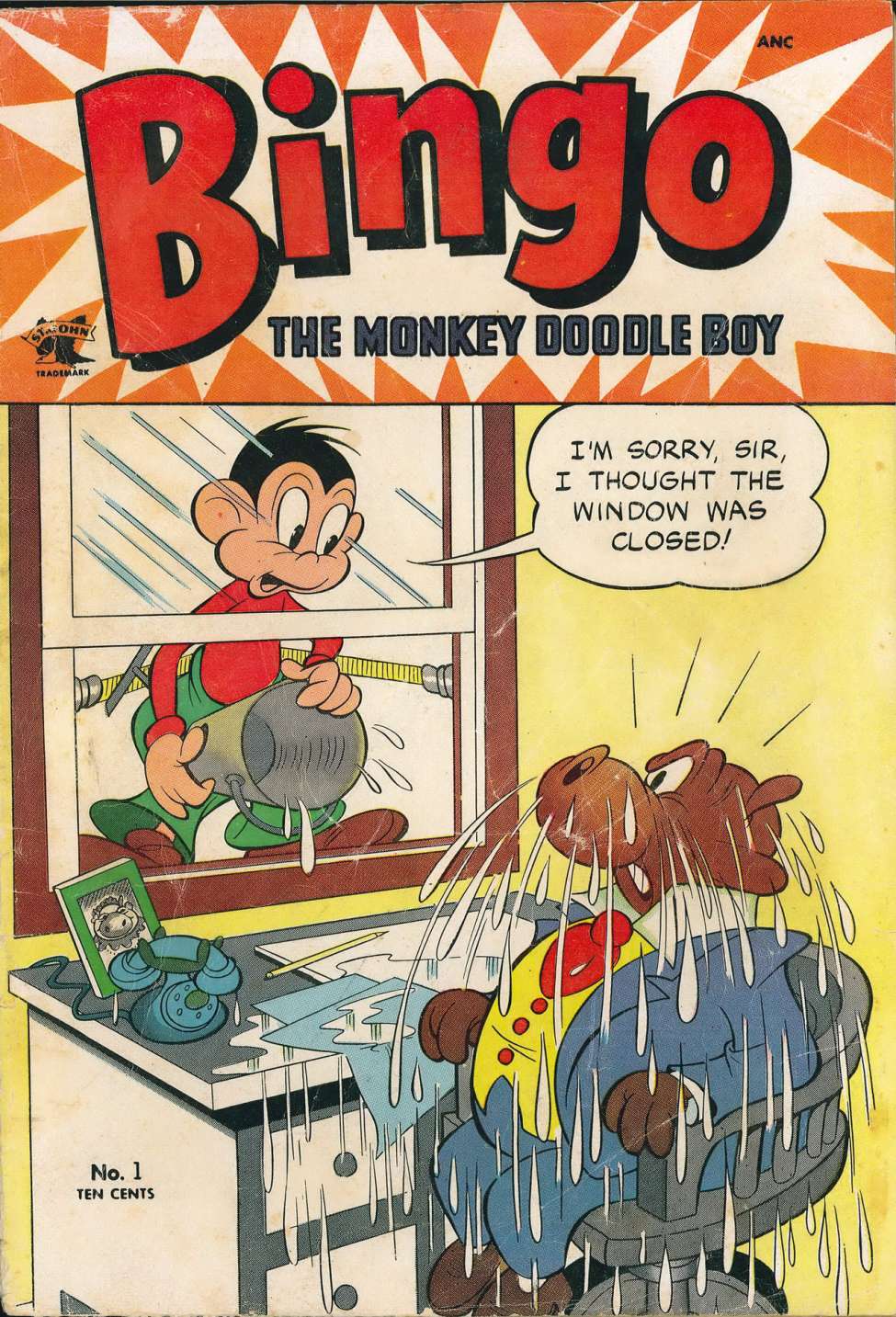 Book Cover For Bingo, the Monkey Doodle Boy 1