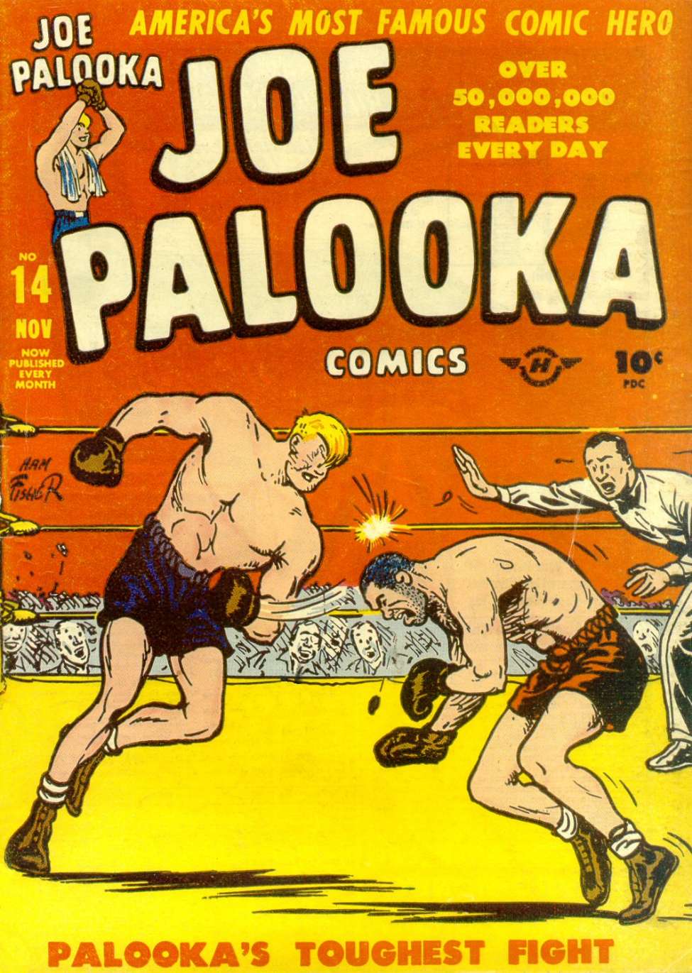 Comic Book Cover For Joe Palooka Comics 14