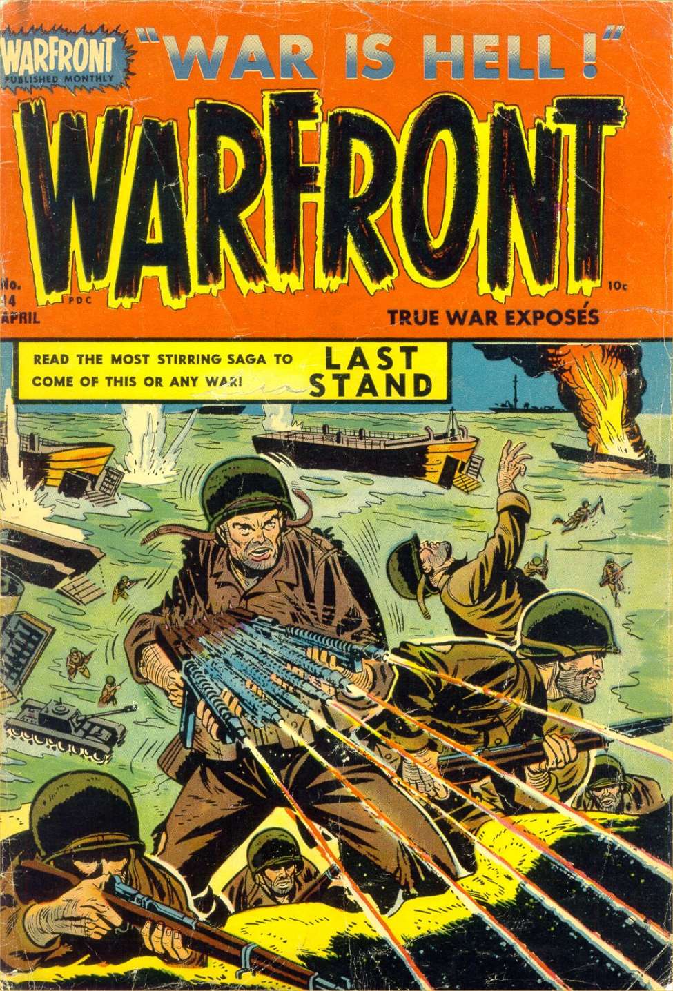 Comic Book Cover For Warfront 14