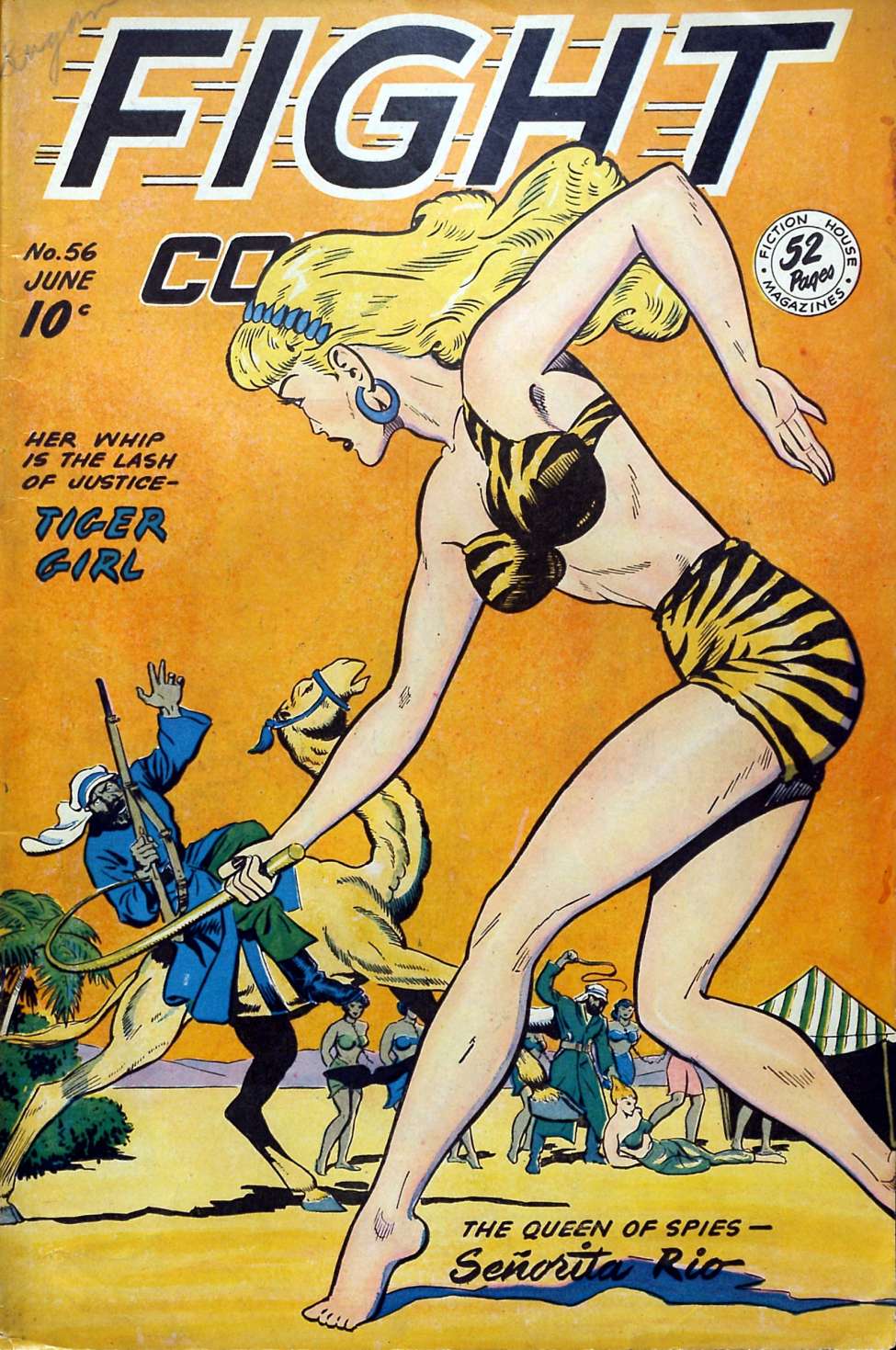 Comic Book Cover For Fight Comics 56 - Version 2
