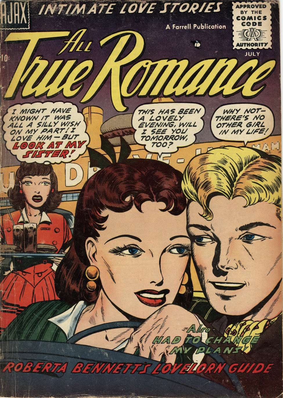 Comic Book Cover For All True Romance 30