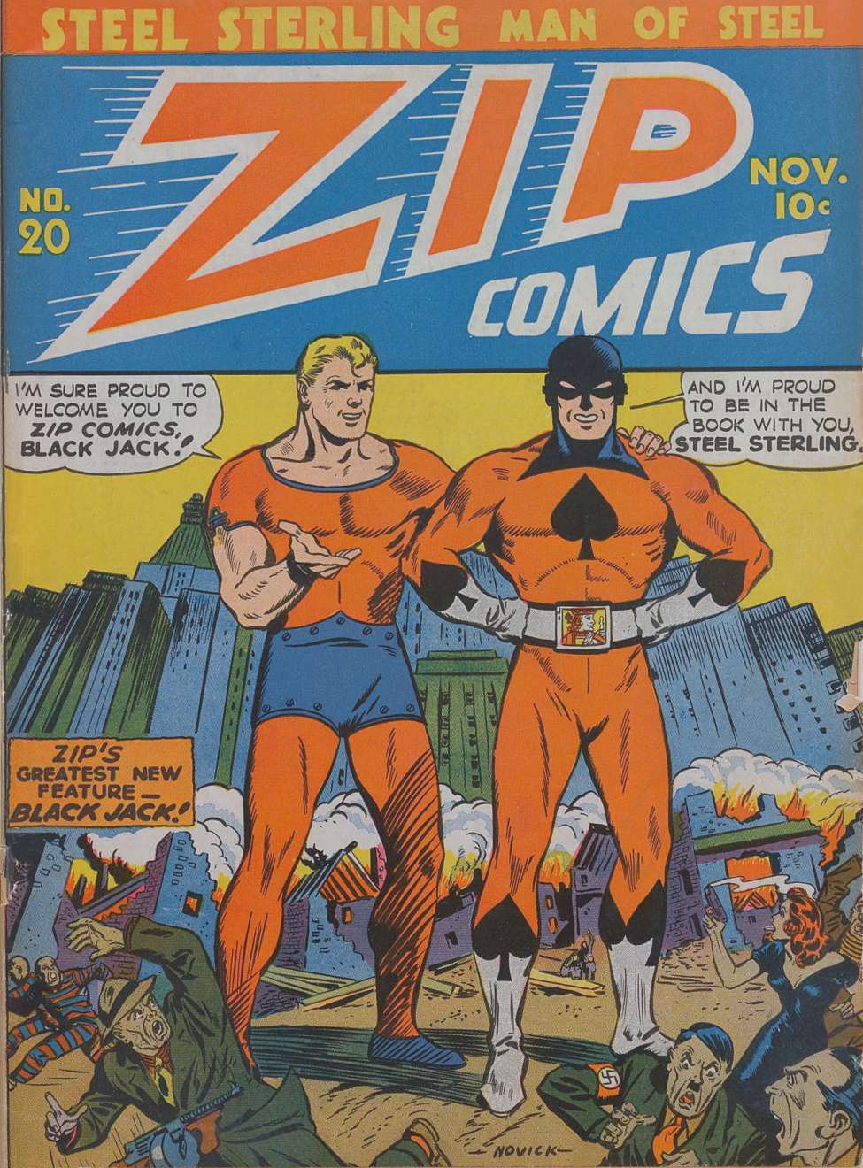 Book Cover For Zip Comics 20