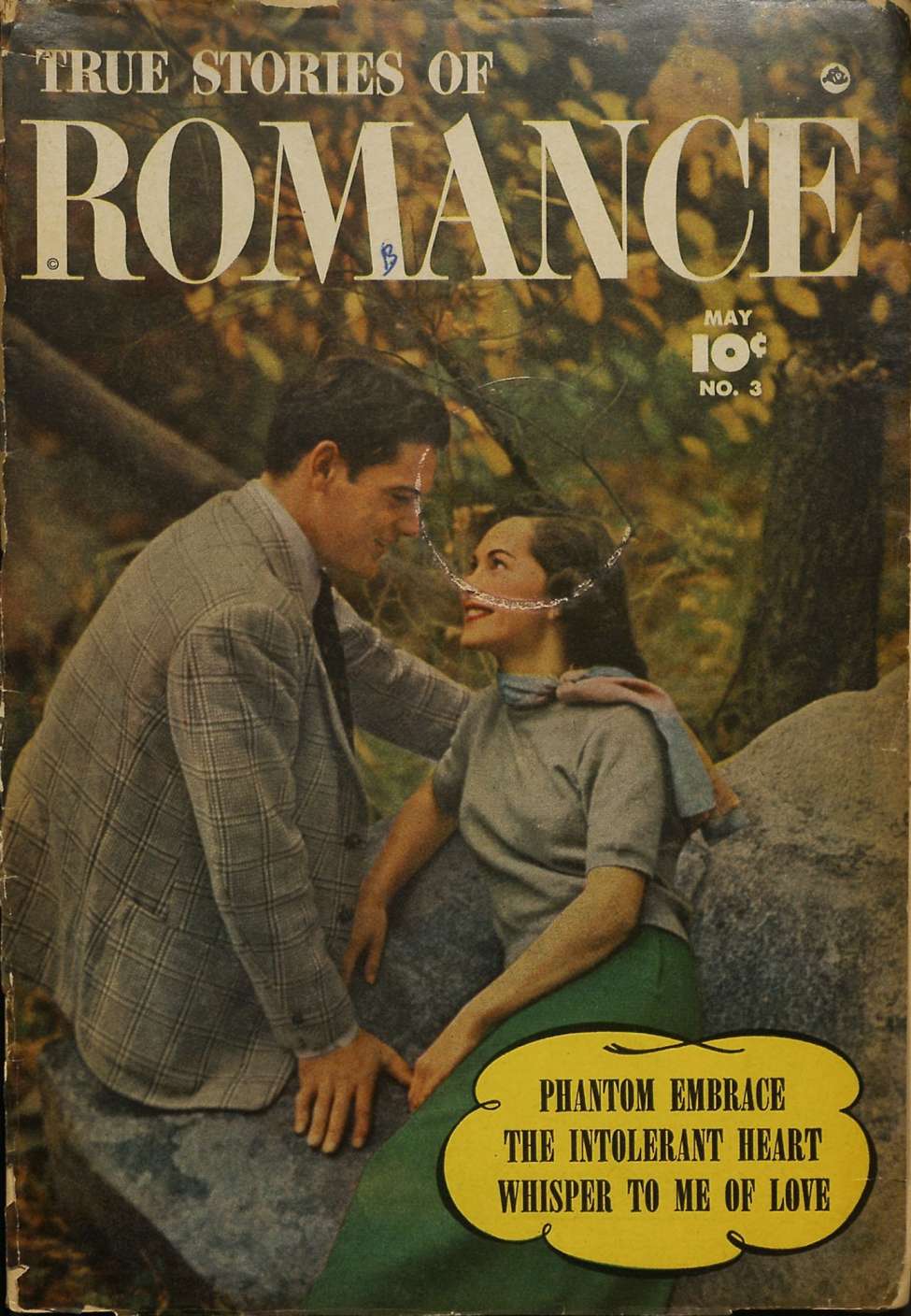 Comic Book Cover For True Stories of Romance 3