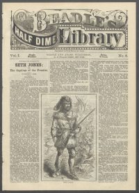 Large Thumbnail For Beadle's Half Dime Library 8 - Seth Jones