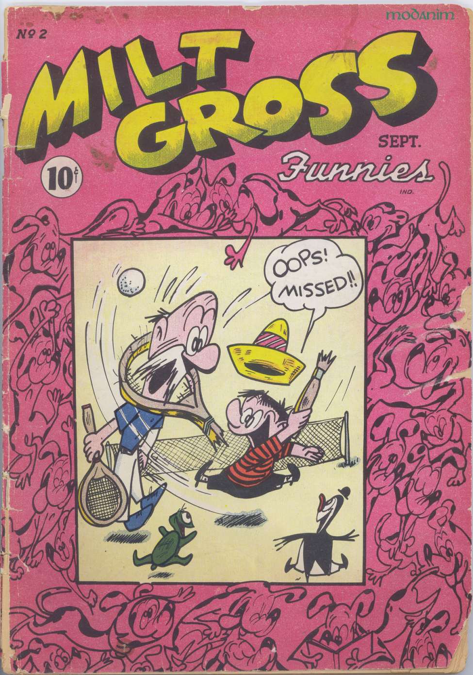 Comic Book Cover For Milt Gross Funnies 2