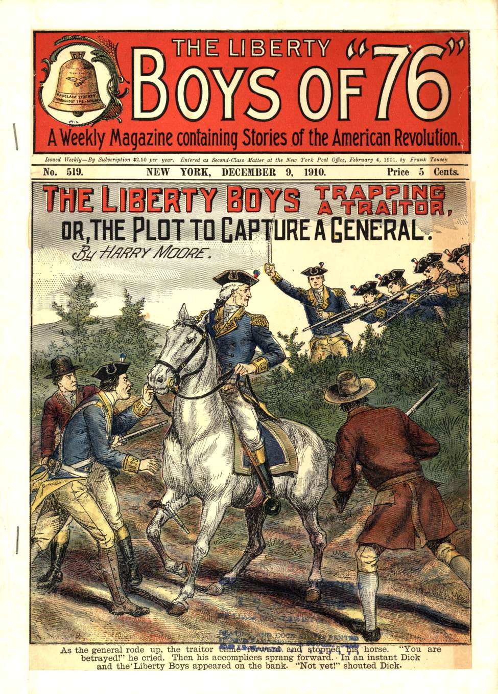 Book Cover For The Liberty Boys of 76 519 - The Liberty Boys Trapping a Traitor