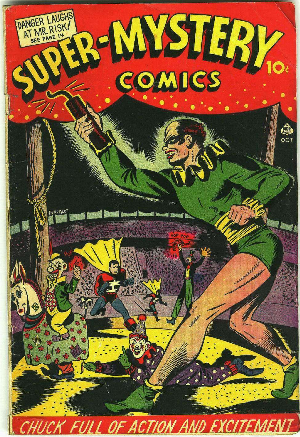 Comic Book Cover For Super-Mystery Comics v4 4 (inc) - Version 2