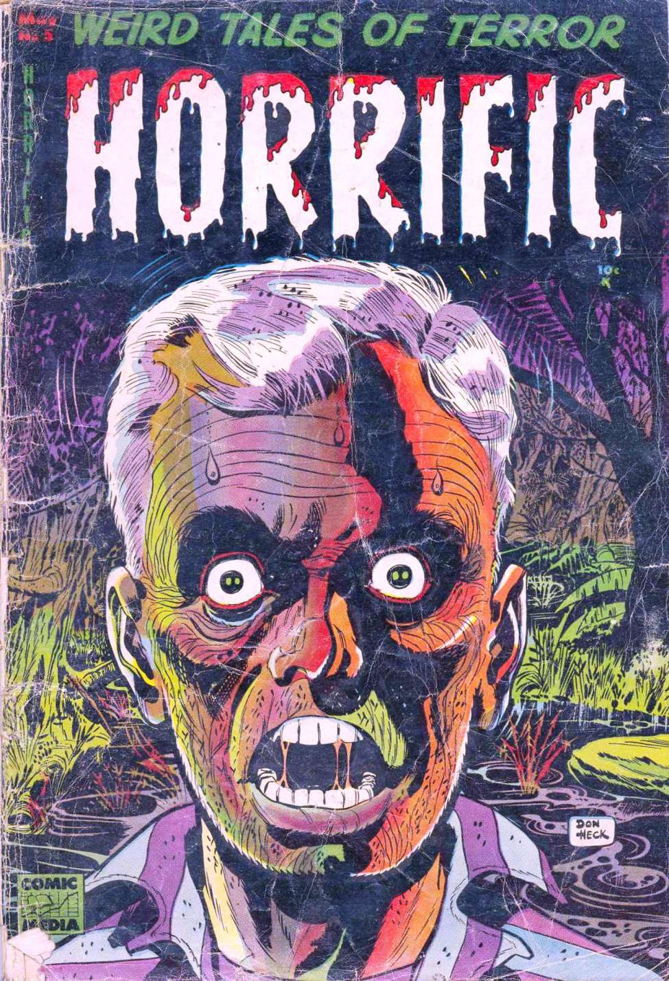 Comic Book Cover For Horrific 5
