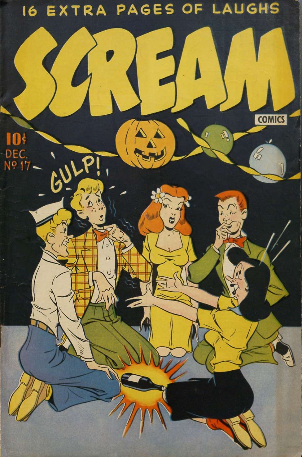 Comic Book Cover For Scream Comics 17
