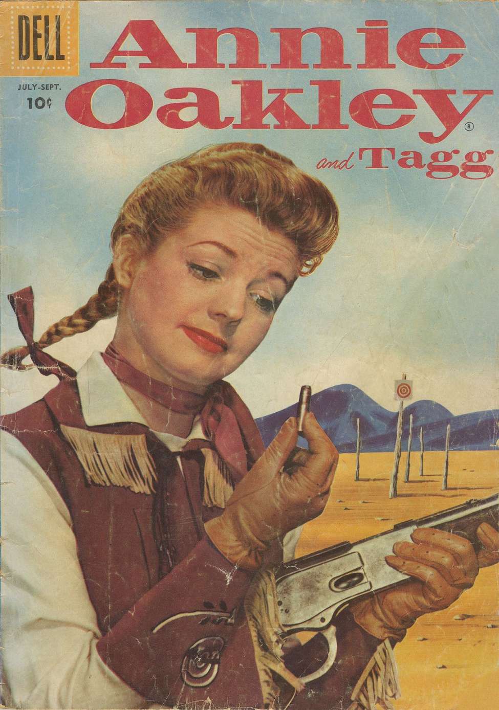Annie Oakley and Tagg 08 (Dell Comics / Western Publishing)