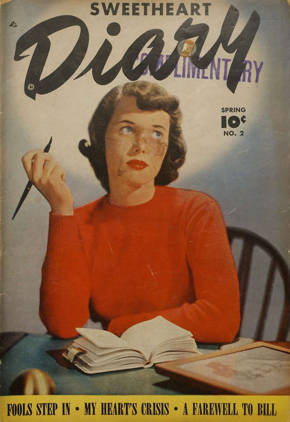 Book Cover For Sweetheart Diary 2